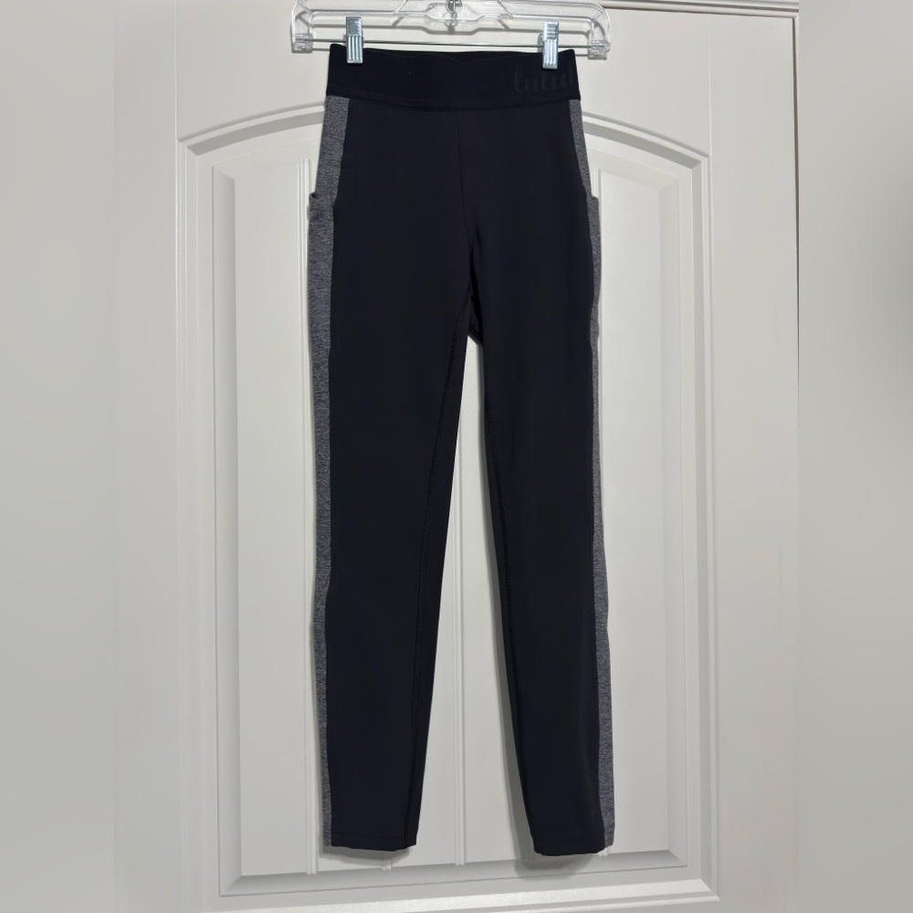 Lululemon Box It Out Tight in Black / Heathered Black